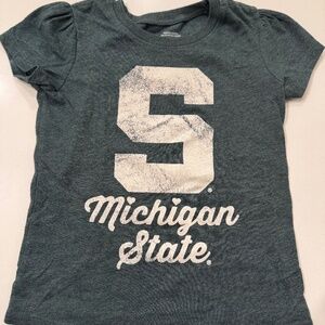 EUC -- Toddler Michigan State Shirt -- Perfect for March Madness!!